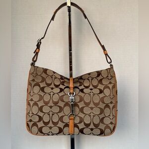 COACH Vintage Y2K Hampton Signature Designer Shoulder Handbag Purse 6091